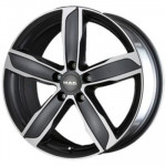 MAK Stadt 8x18 5x112 ET28 D66,45 Gunmetal Mirror Face