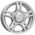 K&K УАЗ-Патриот (КС434) 7x16 5x139,7 ET35 D108,5 Сильвер