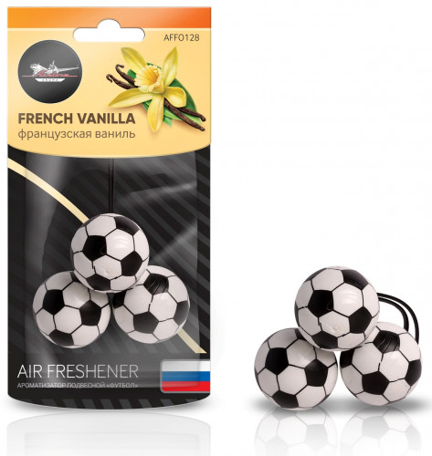 Ароматизатор подвесной "Футбол" французская ваниль (AIRLINE) AFFO128