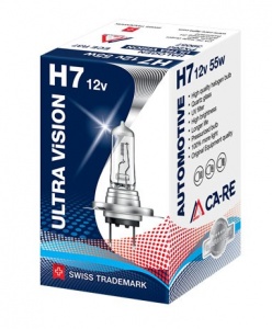 Автомобильная лампа CA-RE H7 Ultra Vision (+100% света) 12В арт.39057