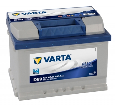 Аккумулятор Varta D59 Blue Dinamic 60Ah/540 прав. (ДФТ)