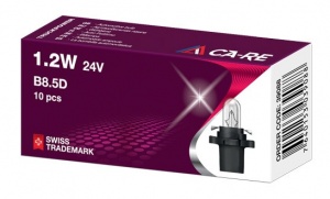 Автомобильная лампа CA-RE 1,2W (пластиковый цоколь, вибростойкая)) 24В арт.39088