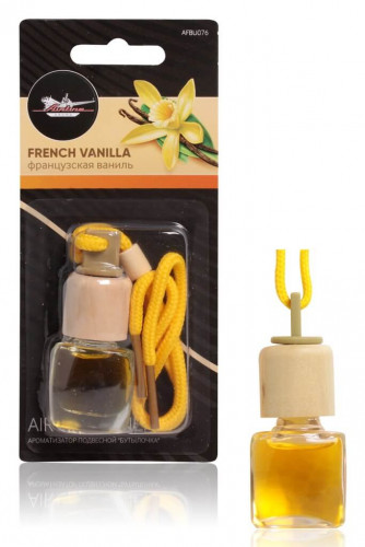 Ароматизатор подвесной "Бутылочка" французская ваниль AIRLINE AFBU076
