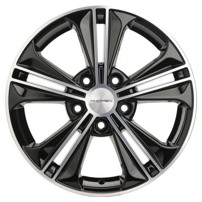 Khomen Wheels Double-Spoke 1603 (16_Creta/Seltos) 6x16 5x114,3 ET43 D67,1 Black-FP
