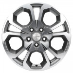 Khomen Wheels V-Spoke 711 (17_Arkana/Kaptur) 6,5x17 5x114,3 ET50 D66,1 Gray-FP