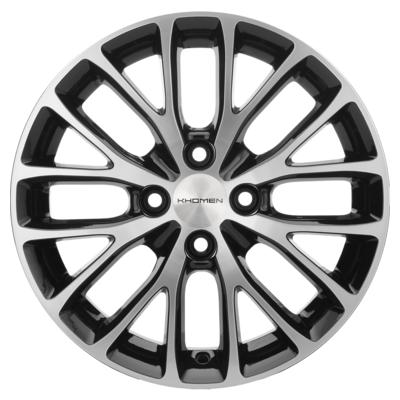 Khomen Wheels KHW1506 (Logan) 6x15 4x100 ET40 D60,1 Black-FP