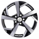 Khomen Wheels Y-Spoke 712 (ZV 17_Camry) 7x17 5x114,3 ET45 D60,1 Black-FP