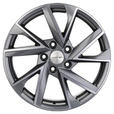 Khomen Wheels V-Spoke 714 (17 ZV Camry) 7x17 5x114,3 ET45 D60,1 Gray-FP