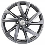 Khomen Wheels V-Spoke 1714 (17 ZV CX-5/Seltos) 7x17 5x114,3 ET50 D67,1 Gray-FP