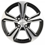 Khomen Wheels U-Spoke 502 (ZV 15_Solano) 6x15 4x100 ET45 D54,1 Black-FP