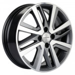 Khomen Wheels V-Spoke 609 (16_Vesta/Largus) 6x16 4x100 ET50 D60,1 Gray-FP