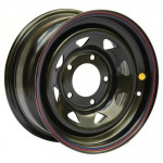 Off-Road Wheels УАЗ 8x15 5x139,7 ET-19 D110 Черный