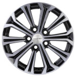 Khomen Wheels KHW1610 (Fluence) 6,5x16 5x114,3 ET47 D66,1 Black-FP