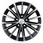 Khomen Wheels Double-Spoke 1611 (ZV 16_Qashqai) 6,5x16 5x114,3 ET40 D66,1 Black-FP
