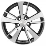 Khomen Wheels KHW1704 (Outlander) 7x17 5x114,3 ET38 D67,1 Black-FP