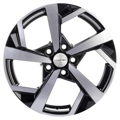 Khomen Wheels Y-Spoke 712 (ZV 17_Karoq) 7x17 5x112 ET43 D57,1 Black-FP