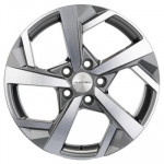 Khomen Wheels Y-Spoke 712 (ZV 17_RAV4) 7x17 5x114,3 ET39 D60,1 Gray-FP