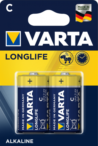 Батарейки VARTA LONGLIFE C бл. 2