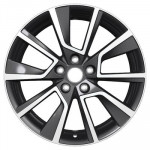 Khomen Wheels U-Spoke 1802 (18_ZV Karoq) 7x18 5x112 ET45 D57,1 Black-FP