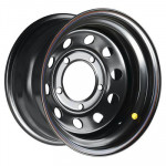 Off-Road Wheels Ленд Ровер 8x16 5x165,1 ET-24 D125 Черный