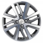 Khomen Wheels KHW1609 (Rio I/Solaris I) 6x16 4x100 ET48 D54,1 Gray-FP