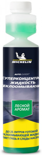 Стеклоомывающая жидкость MICHELIN, суперконцентрат, 250 мл., "лесной аромат"