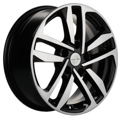 Khomen Wheels KHW1612 (Octavia A7) 6,5x16 5x112 ET46 D57,1 Black-FP