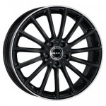MAK Komet 8x19 5x112 ET43 D66,6 Gloss Black Mirror Ring