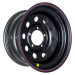 Off-Road Wheels УАЗ 8x16 5x139,7 ET-24 D110 Черный