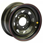 Off-Road Wheels Jeep  8x17 5x127 ET0 D75 Черный